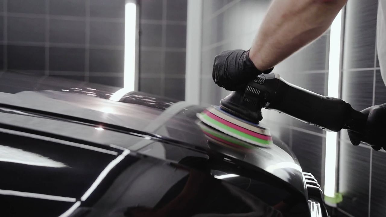 Spot buffing a car's paint